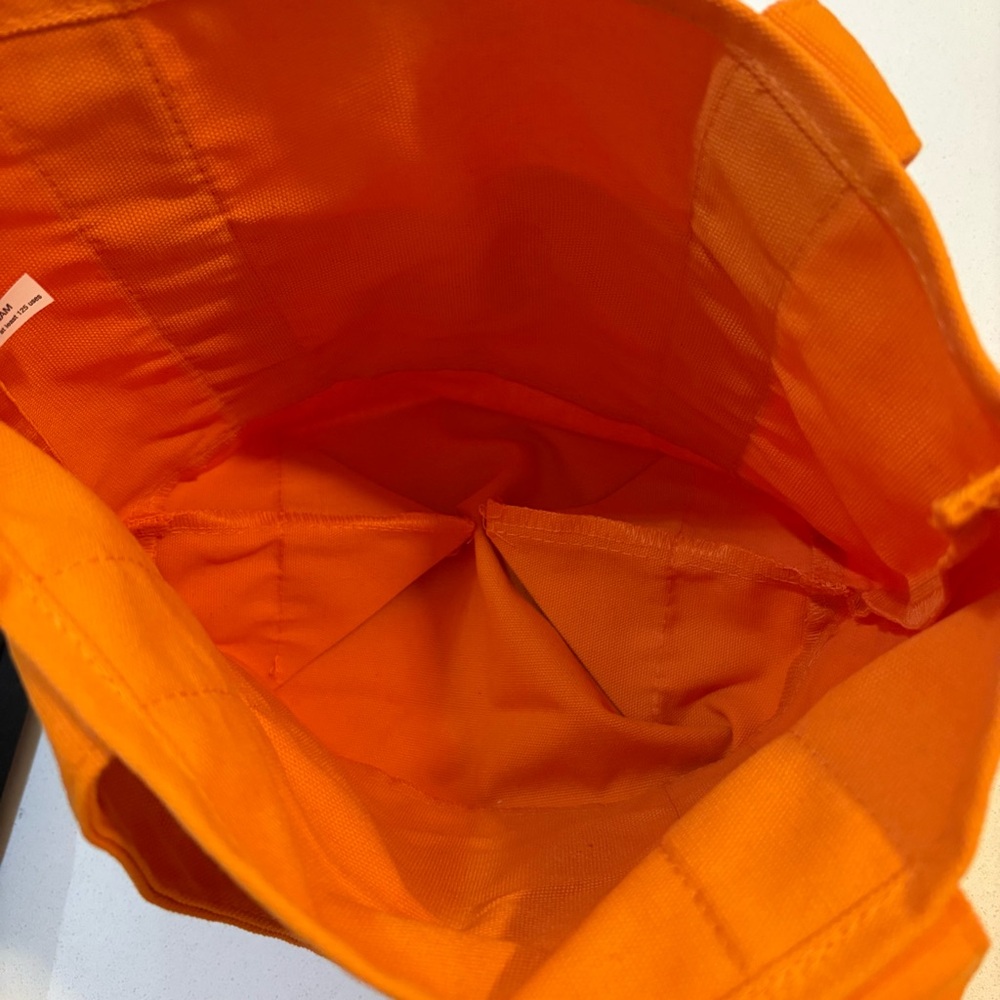 Trader Joe's Orange Tote Bag - Picture 4 of 10
